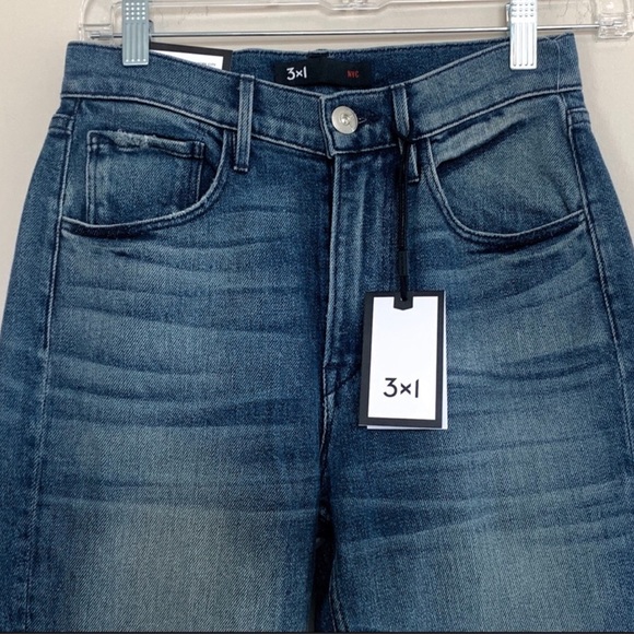 🔴LAST CHANCE 🔴 NWT 3X1 25 denim jeans shelter straight crop - Picture 3 of 7